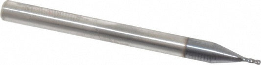 Kyocera SGS Precision Tools 30192 Square End Mill 0.0312" Dia, 0.0781" LOC, 4 Flute, Solid Carbide
