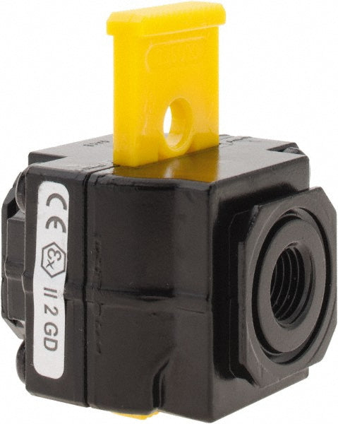 Norgren T72E-2AA-P1N Lock-Out Air Valve Slide Actuator, 2 Position, 1/4" Inlet, 1/4" Outlet, NPT Thread