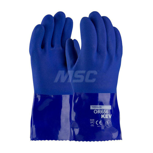 PIP 58-8658K/XL Chemical Resistant Gloves PiP XtraTuff, Size X-Large, Polyvinylchloride, Supported