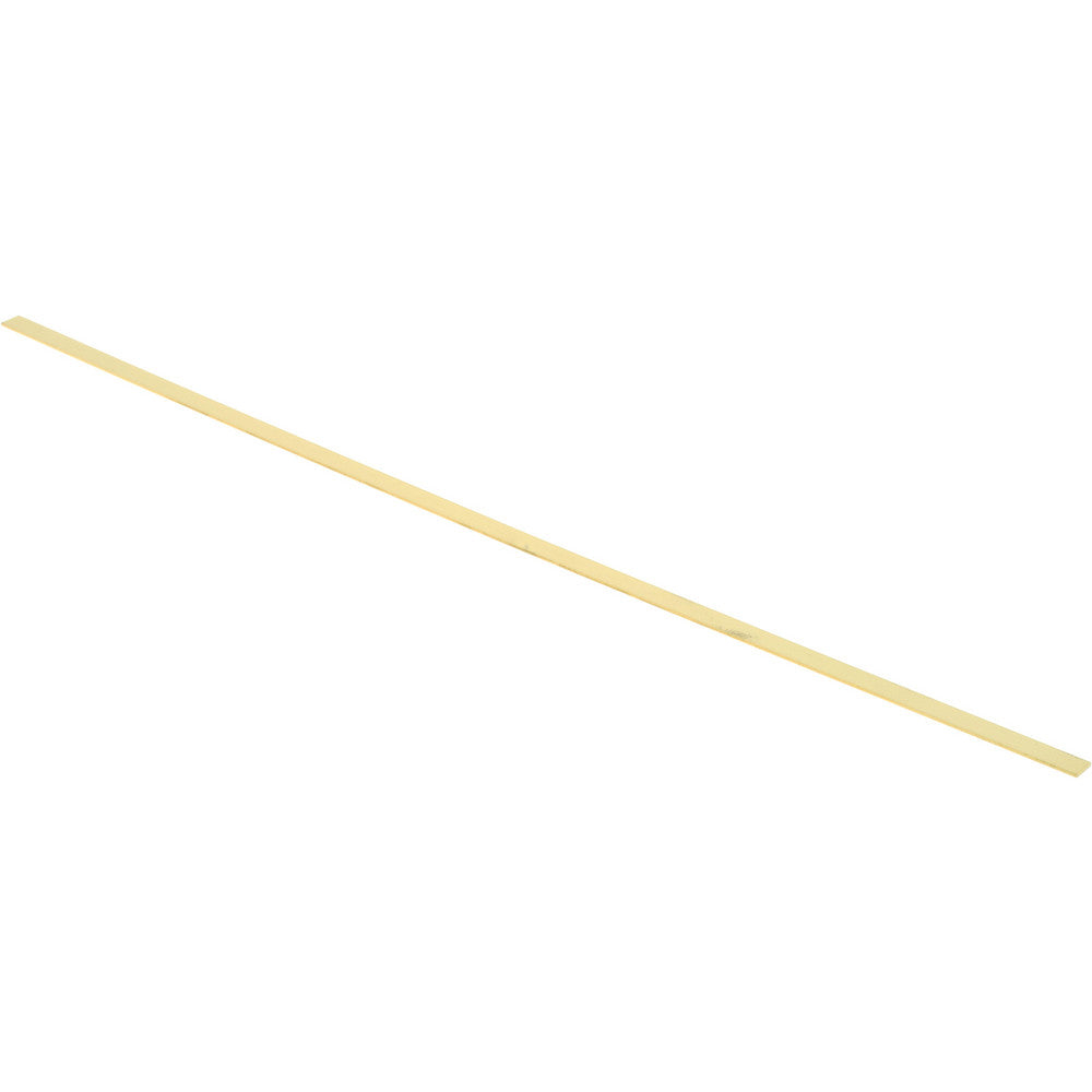 Select 8240 0.032 Inch Thick x 1/4 Inch Wide x 12 Inch Long, Brass Strip