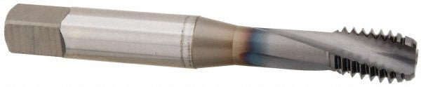 OSG 1704308 Spiral Flute Tap 3/8-16 UNC, 3 Flutes, Modified Bottoming, 2B Class of Fit, Powdered Metal, TICN Coated