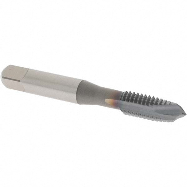 OSG 1731008 Spiral Point Tap 3/8-16 UNC, 3 Flutes, Plug, 3B Class of Fit, Vanadium High Speed Steel, TiCN Coated