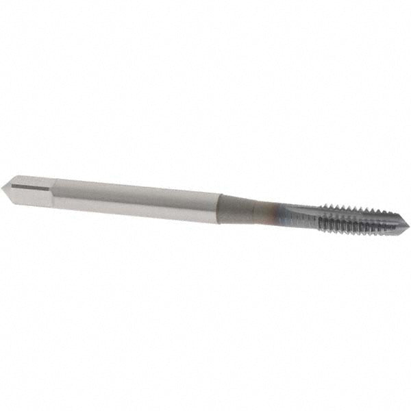 OSG 1735908 Spiral Point Tap #8-32 UNC, 3 Flutes, Plug, 3B Class of Fit, Vanadium High Speed Steel, TiCN Coated