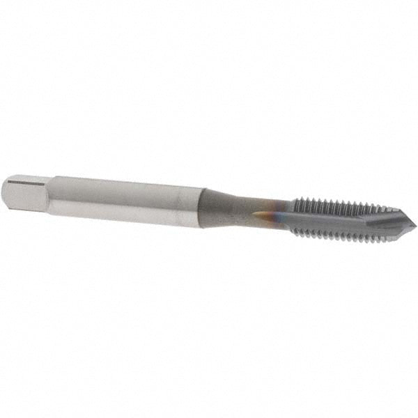 OSG 1736808 Spiral Point Tap 1/4-28 UNF, 3 Flutes, Plug, 2B Class of Fit, Vanadium High Speed Steel, TiCN Coated