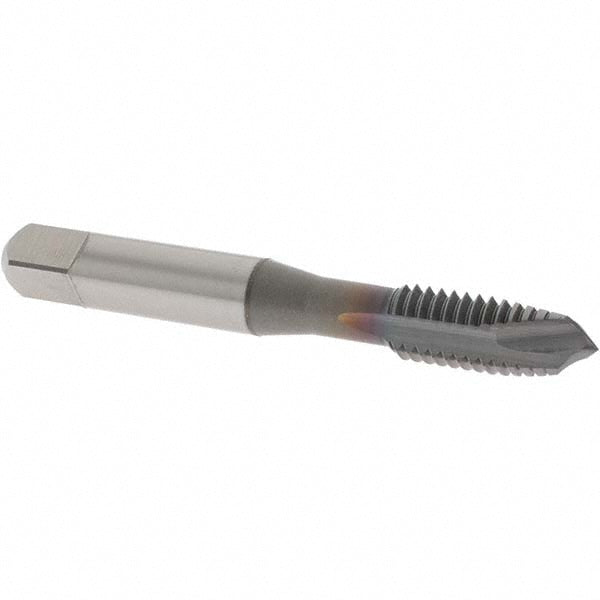 OSG 1738408 Spiral Point Tap 3/8-16 UNC, 3 Flutes, Plug, 2B Class of Fit, Vanadium High Speed Steel, TiCN Coated