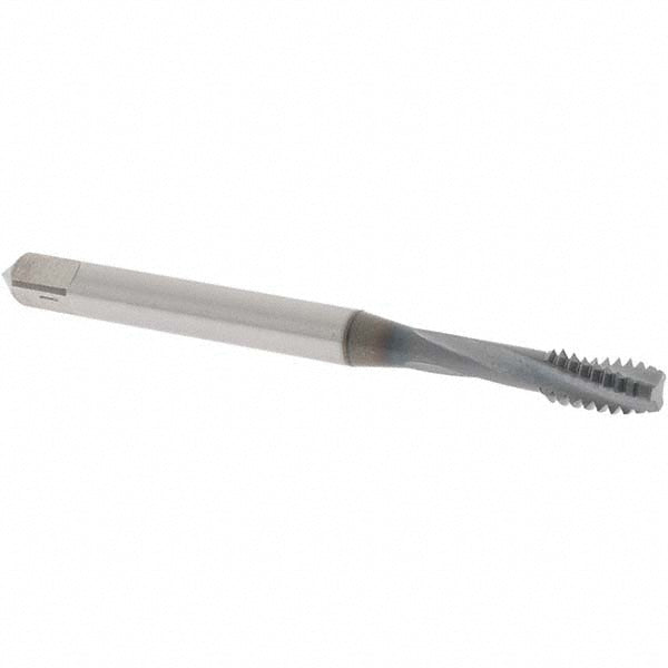 OSG 1752408 Spiral Flute Tap #10-24 UNC, 3 Flutes, Modified Bottoming, 2B/3B Class of Fit, Powdered Metal, TICN Coated