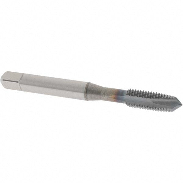 OSG 1757708 Spiral Point Tap 1/4-28 UNF, 3 Flutes, Plug, 3B Class of Fit, Powdered Metal, TiCN Coated