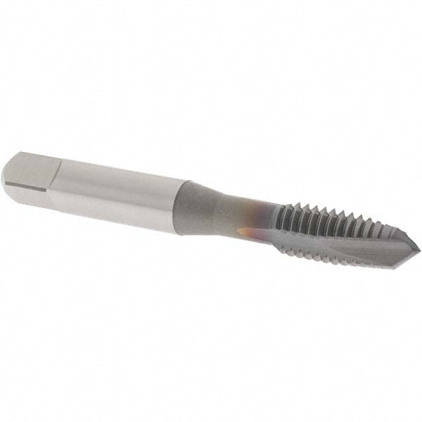 OSG 1758008 Spiral Point Tap 3/8-16 UNC, 3 Flutes, Plug, 3B Class of Fit, Powdered Metal, TiCN Coated