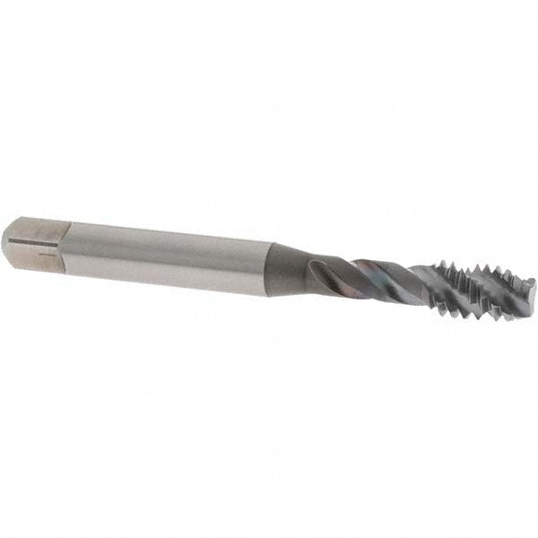 OSG 1722608 Spiral Flute Tap 1/4-20 UNC, 3 Flutes, Modified Bottoming, 2B Class of Fit, Vanadium High Speed Steel, TICN Coated