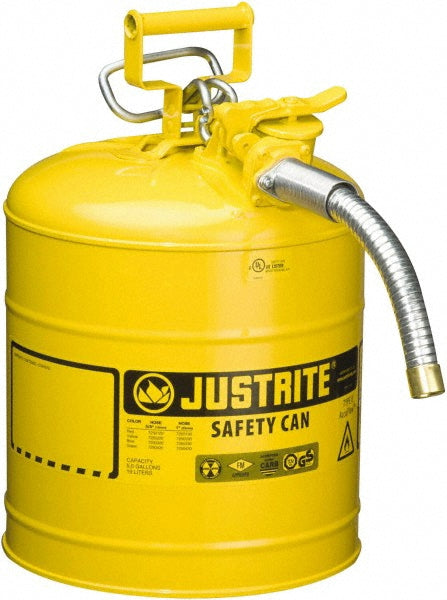 Justrite Mfg. Company 7250230 Safety Can 5 gal, Steel