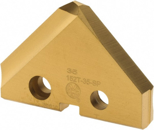 Allied Machine and Engineering 152T-35-SP Spade Drill Insert 35.00 mm Dia, Seat Size 2, Cobalt, 90 deg Point