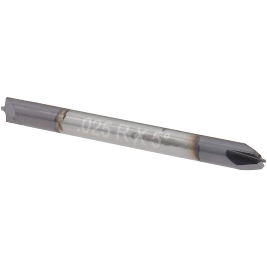 Harvey Tool 45325-C3 Corner Rounding End Mill 0.02 mm Radius, 1/8" Dia, 2 Flutes, Solid Carbide