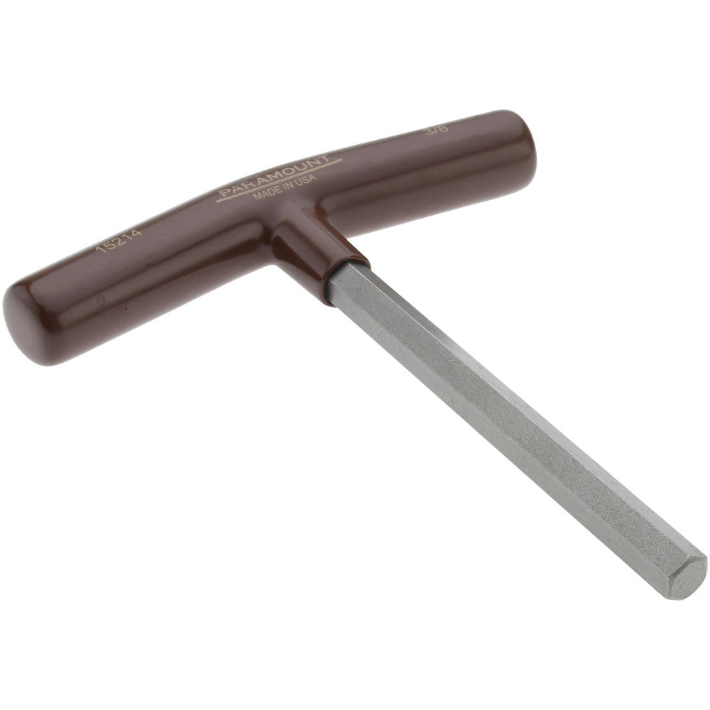 Paramount PAR35214 Hex Key 3/8" Hex, Hex End, T-Handle Cushion Grip