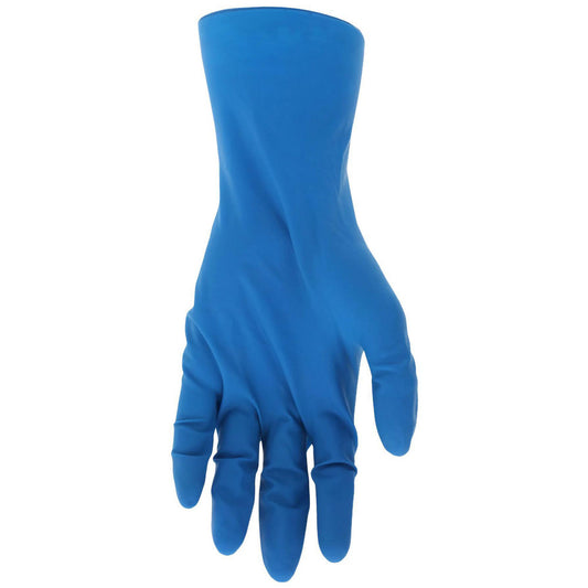 MCR Safety 5049L Disposable Glove Series Sensatouch, Size Large, 11.0 mil, Not Coated, Latex, Medical Grade, Powder-Free