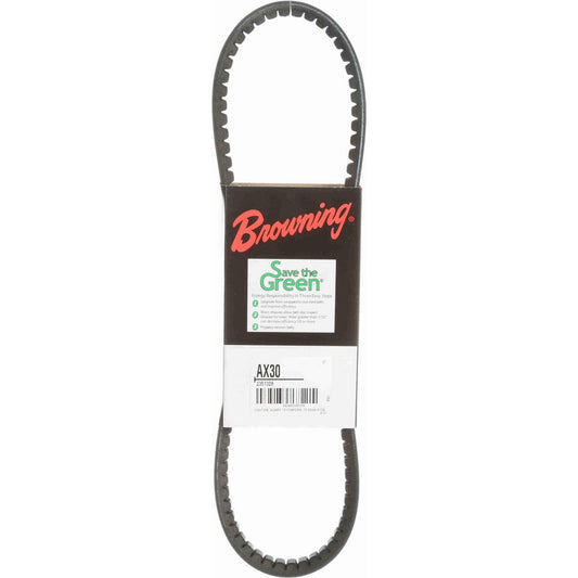 Browning 2351328 Cogged V-Belt Section AX, 32.2000" Outside Length, 1/2" Belt Width