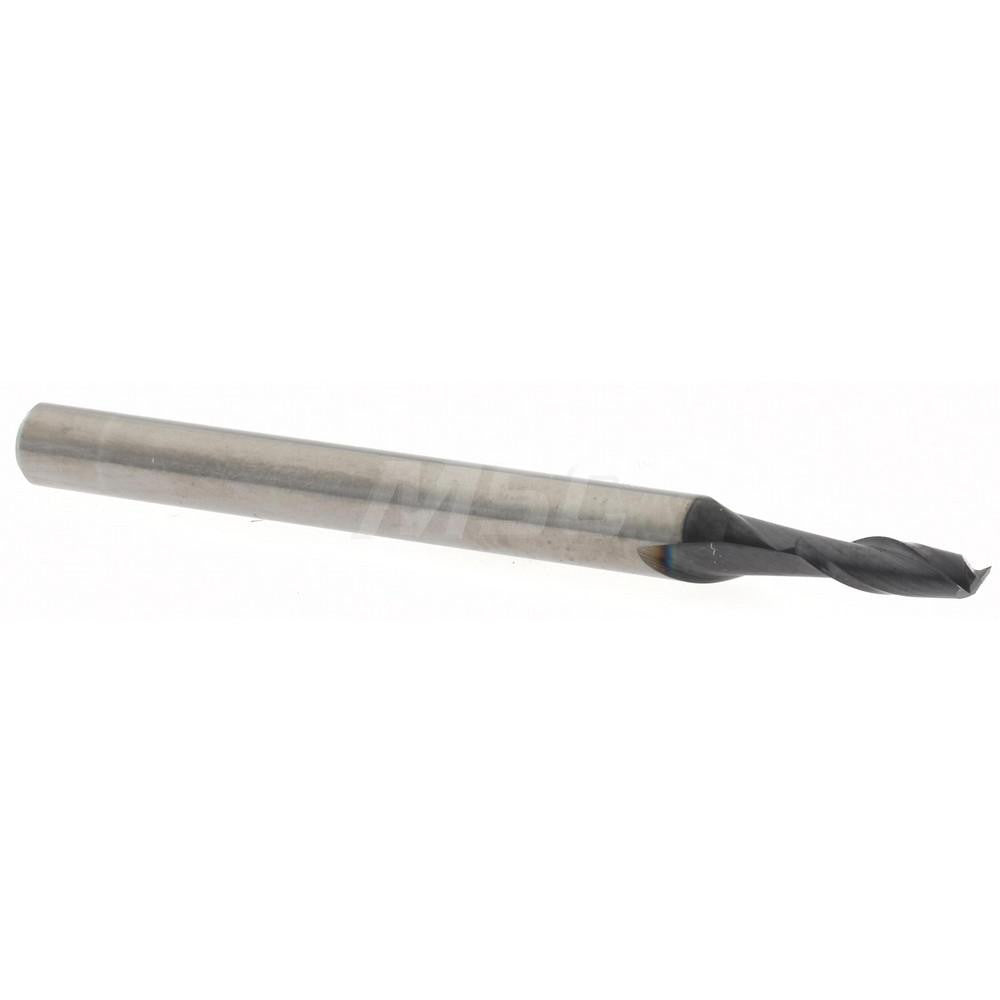 Accupro 14796929 Square End Mill 0.08" Dia, 0.24" LOC, 2 Flutes, Solid Carbide