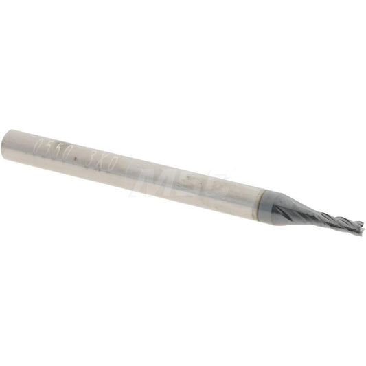 Accupro 14796969 Square End Mill 0.055" Dia, 0.165" LOC, 4 Flutes, Solid Carbide