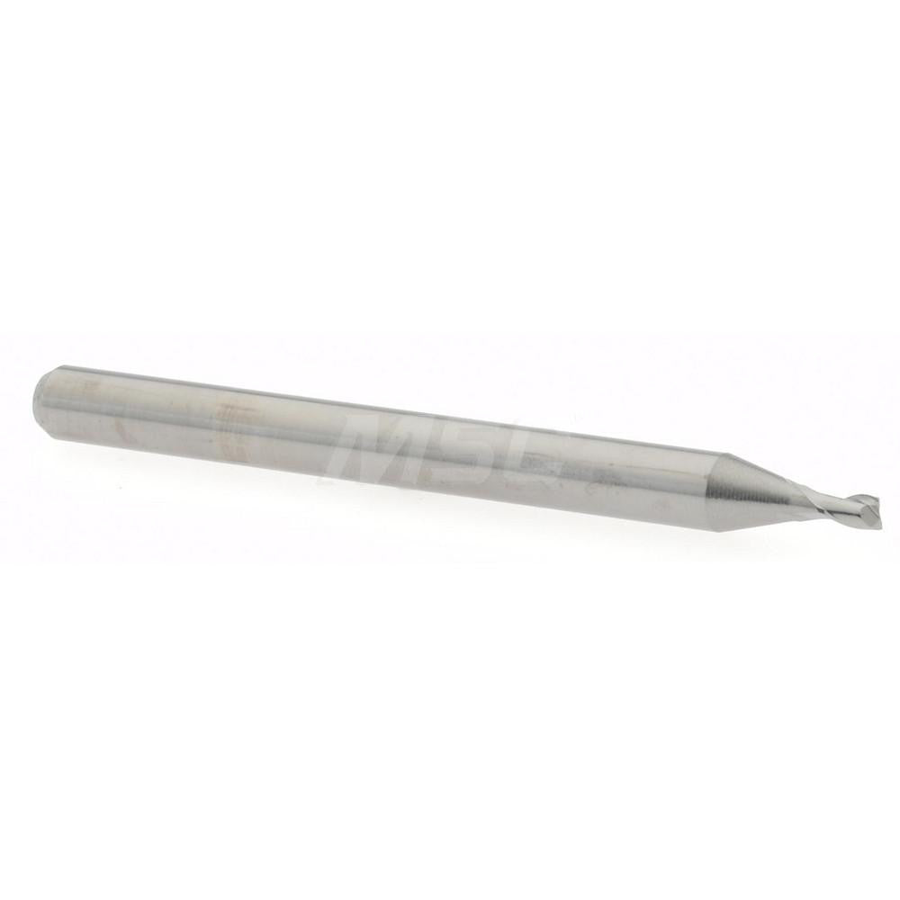 Accupro 12464467 Square End Mill 0.055" Dia, 0.083" LOC, 2 Flutes, Solid Carbide