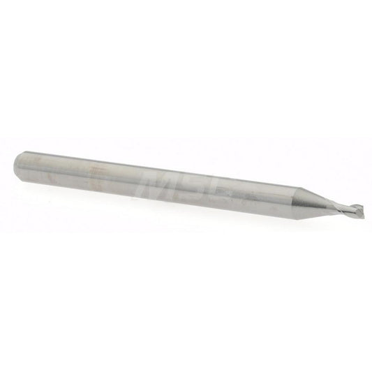 Accupro 12464467 Square End Mill 0.055" Dia, 0.083" LOC, 2 Flutes, Solid Carbide