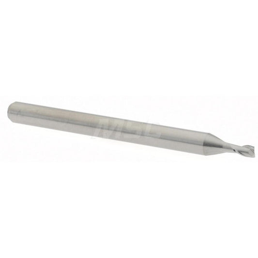 Accupro 14797017 Square End Mill 0.065" Dia, 0.098" LOC, 2 Flutes, Solid Carbide