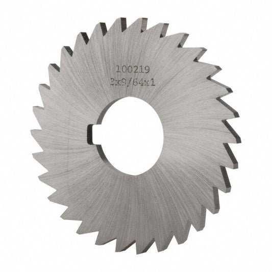 Martindale Electric Co. OMSLD140625 Slitting & Slotting Saw 3" Dia, 9/64" Thick, 1" Arbor Hole, 30 Teeth, High Speed Steel
