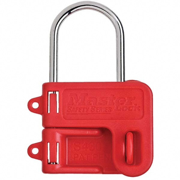 Master Lock S430 Lockout Hasp Snap-On Hasp, Double Jaw, 2 Padlocks