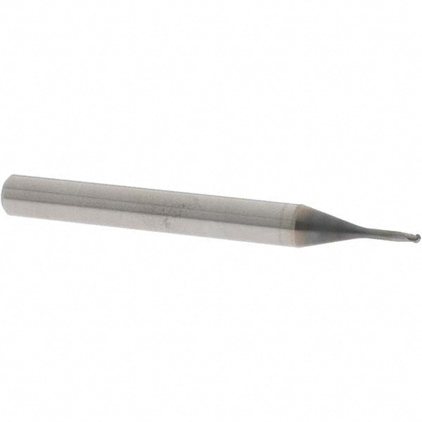 OSG 36900611 Ball End Mill 1/16" Dia, 1/16" LOC, 2 Flute, Solid Carbide
