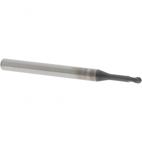 OSG 36901211 Ball End Mill 1/8" Dia, 1/8" LOC, 2 Flute, Solid Carbide