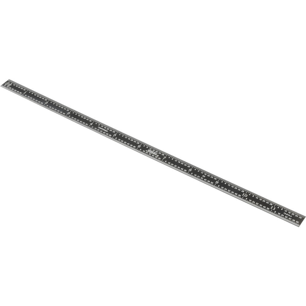 SPI 13-915-4 Steel Rule 12" OAL, 3R Graduation, Flexible, 1/2" OAW