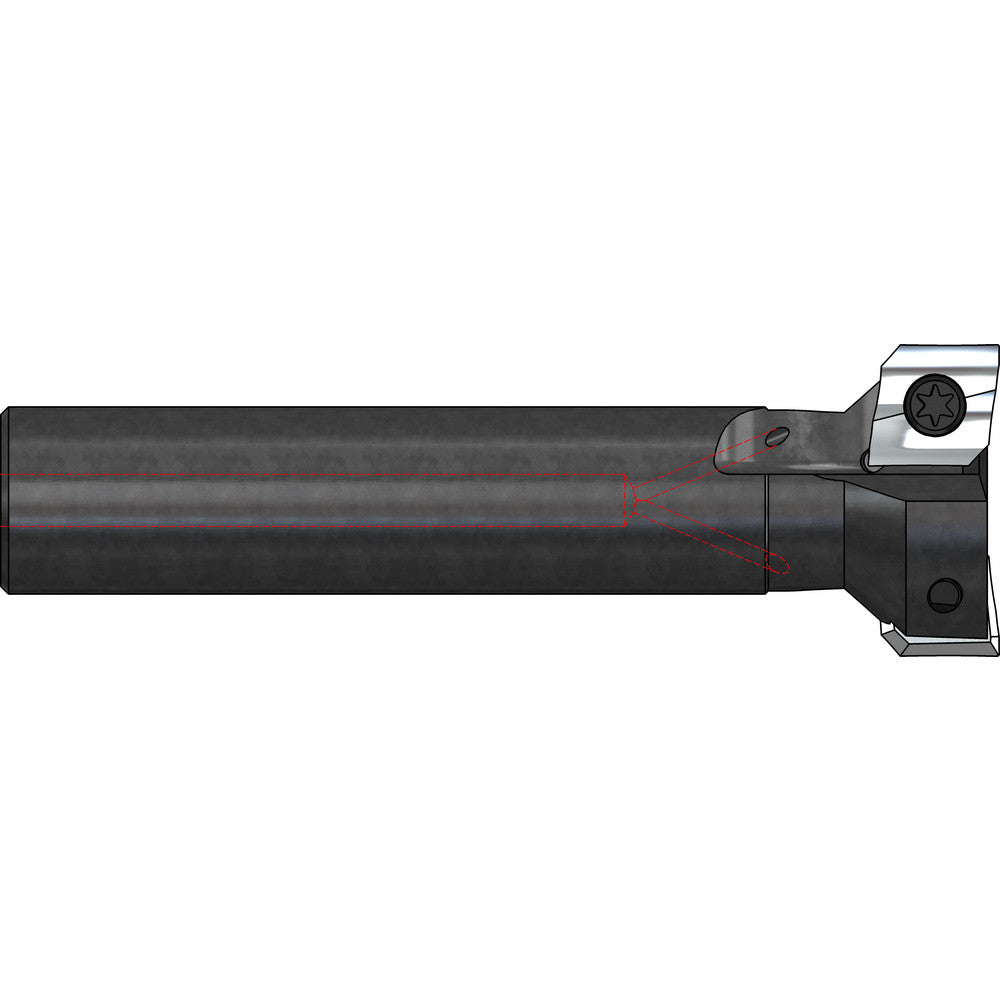 A.B. Tools SH125 Indexable High-Feed End Mill 1-1/4X3/4X3/8X1-1/4", Cylindrical Shank