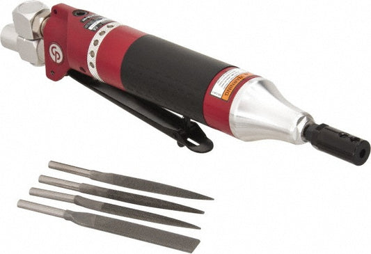 Chicago Pneumatic 6151939705 6 CFM Air Consumption, 7/32 Inch Long Stroke Flat, Half Round, Round and Triangular Air Files