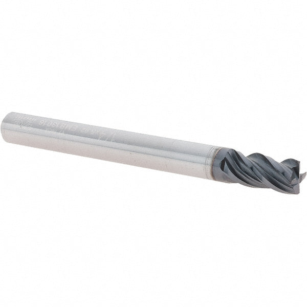 YG-1 EMB13016 Square End Mill 1/4" Dia, 1/2" LOC, 4 Flute, Solid Carbide