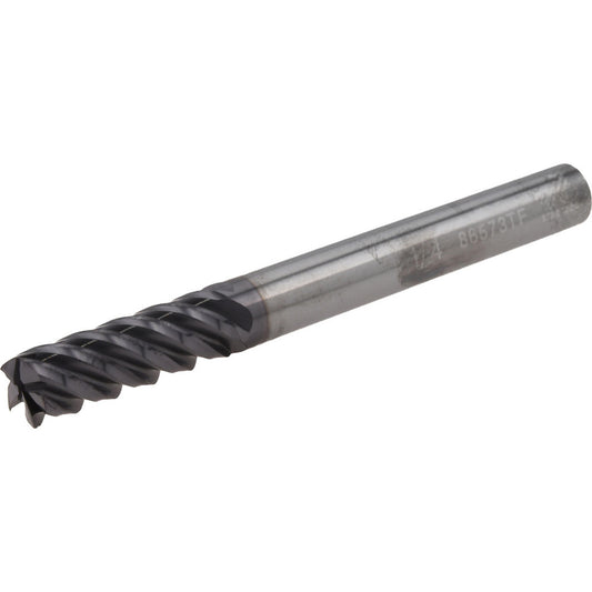 YG-1 86573TF Square End Mill 1/4" Dia, 3/4" LOC, 5 Flute, Solid Carbide