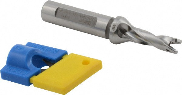 Iscar 3202292 Replaceable-Tip Drill 0.335 to 0.35" Dia, 1.06" Max Depth, 1/2" Flatted Shank