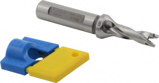 Iscar 3202292 Replaceable-Tip Drill 0.335 to 0.35" Dia, 1.06" Max Depth, 1/2" Flatted Shank
