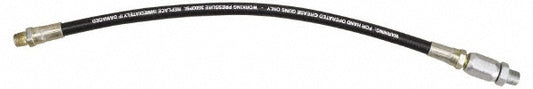 Pro-Lube GHC-12Y/SW/N 12" Long, 3,500 psi Operating Pressure, Thermoplastic Grease Gun Hose