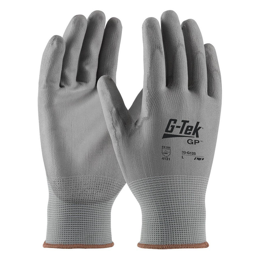 PIP 33-G125/XXL Work Gloves G-Tek® NPG 33-G125, Size 2X-Large, Polyurethane-Coated Nylon, General Purpose