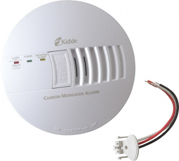 Kidde 21006406 5-3/4 Inch Diameter, AC Wire In 120 Volt Carbon Monoxide Alarm