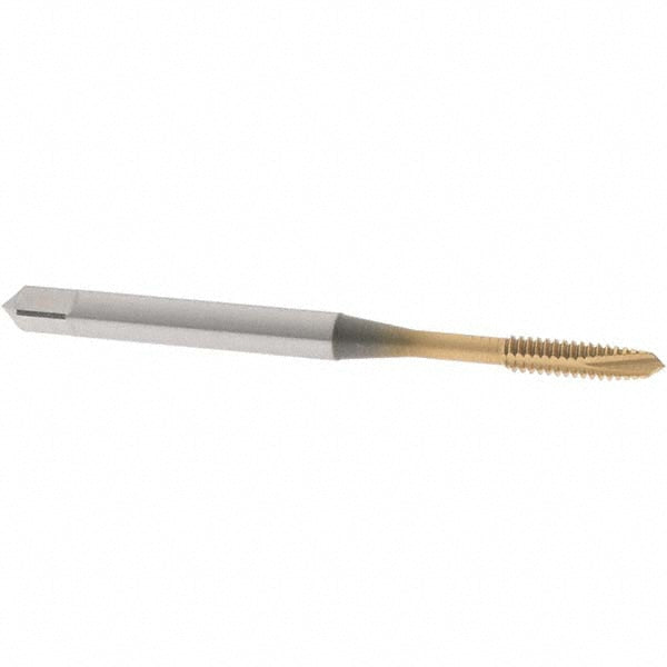 OSG 1101500105 Spiral Point Tap #4-40 UNC, 3 Flutes, Plug Chamfer, HSS-E-PM, TiN Coated