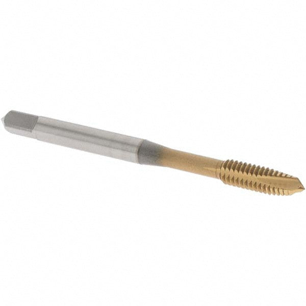 OSG 1101501005 Spiral Point Tap #8-32 UNC, 3 Flutes, Plug Chamfer, HSS-E-PM, TiN Coated