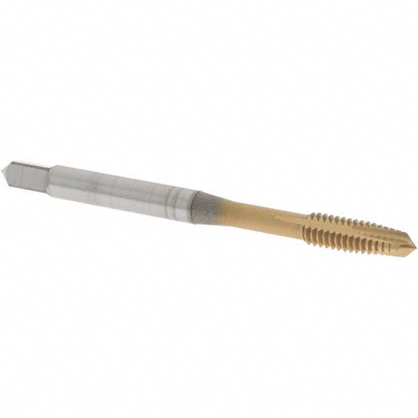 OSG 1101501105 Spiral Point Tap #8-32 UNC, 3 Flutes, Plug Chamfer, HSS-E-PM, TiN Coated