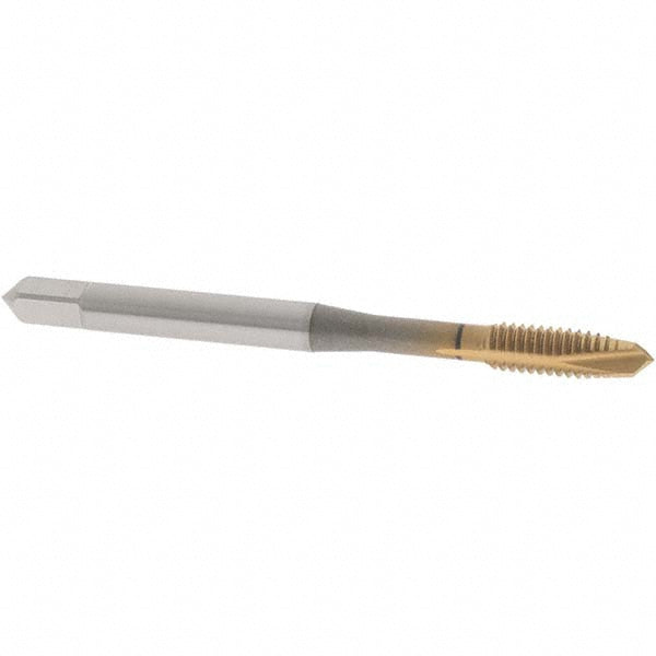 OSG 1101501305 Spiral Point Tap #8-32 UNC, 3 Flutes, Plug Chamfer, HSS-E-PM, TiN Coated