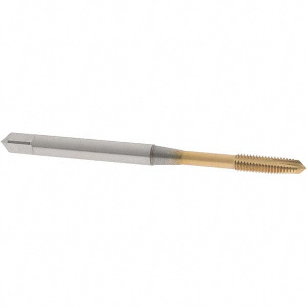 OSG 1111500205 Spiral Point Tap M3x0.5 Metric, 3 Flutes, Plug Chamfer, HSS-E-PM, TiN Coated