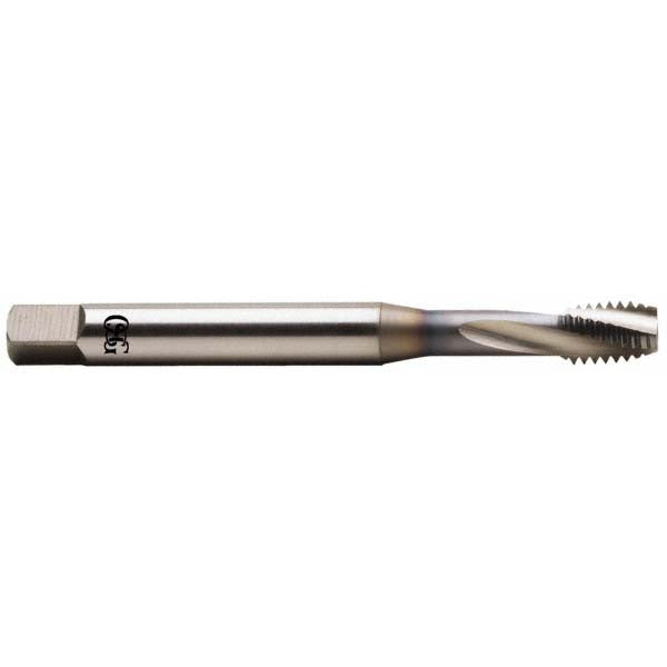 OSG 1301301508 Spiral Flute Tap 5/8-11, UNC, 4 Flute, Bottoming Chamfer, 2B Class of Fit, Vanadium High-Speed Steel, TiCN Finish