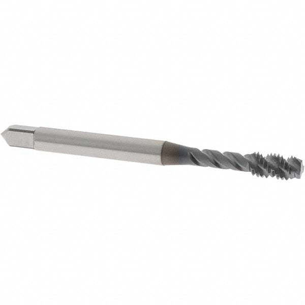 OSG 2918808 Spiral Flute Tap #10-32, UNF, 3 Flute, Modified Bottoming Chamfer, 3B Class of Fit, Vanadium High-Speed Steel, TiCN Finish