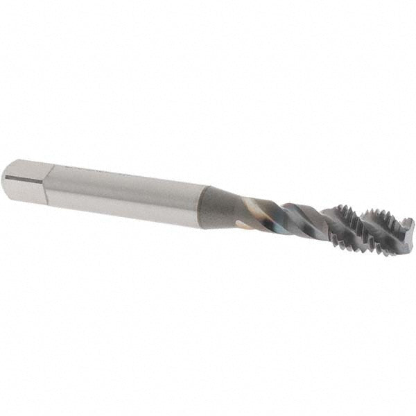 OSG 2940608 Spiral Flute Tap 1/4-28, UNF, 3 Flute, Modified Bottoming Chamfer, 2B Class of Fit, Vanadium High-Speed Steel, TiCN Finish