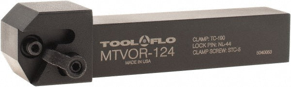 Tool-Flo 96001256 Indexable Threading Toolholder External, Right Hand, 3/4 x 3/4" Shank