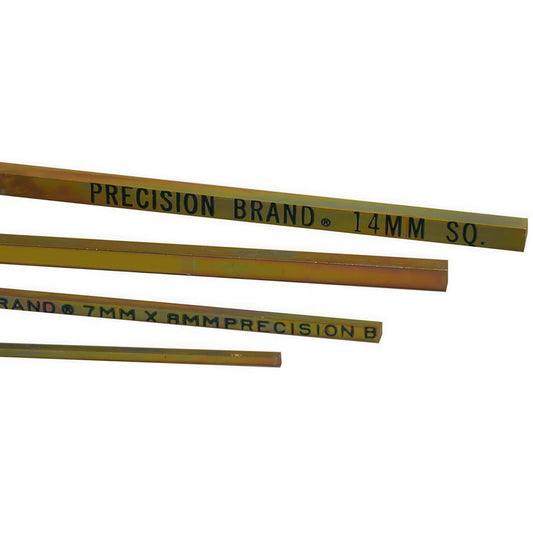 Precision Brand Products 04020 Key Stock Key Stock Type Square Key Stock  Material Low-Carbon Steel  Finish Gold Dichromate  Length (Inch) 12  Hardness Not Rated  Number Of Pieces 6