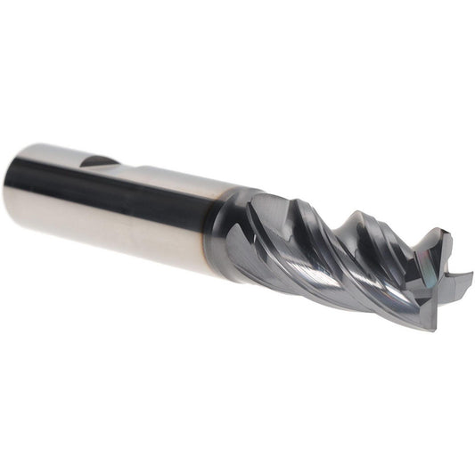 Iscar 5622439 Corner Chamfer End Mill 5/8" Dia, 1-1/4" LOC, 4 Flute, 0.0240" Chamfer Width, Solid Carbide