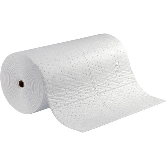New Pig MAT458 Pads, Rolls & Mats Product Type Roll  Application Oil Only  Overall Length (Feet) 150.00  Width (Decimal Inch - 4 Decimals) 30.0000  Material Polypropylene  Fluids Absorbed Oil Fuel Oil Based Liquids